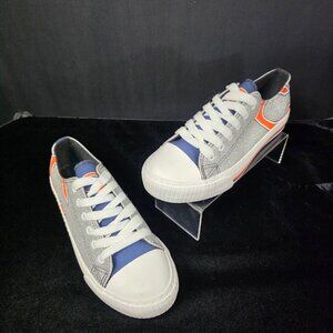 NWOT Chicago Bears Womens Glitter Low Top Canvas Shoe 9